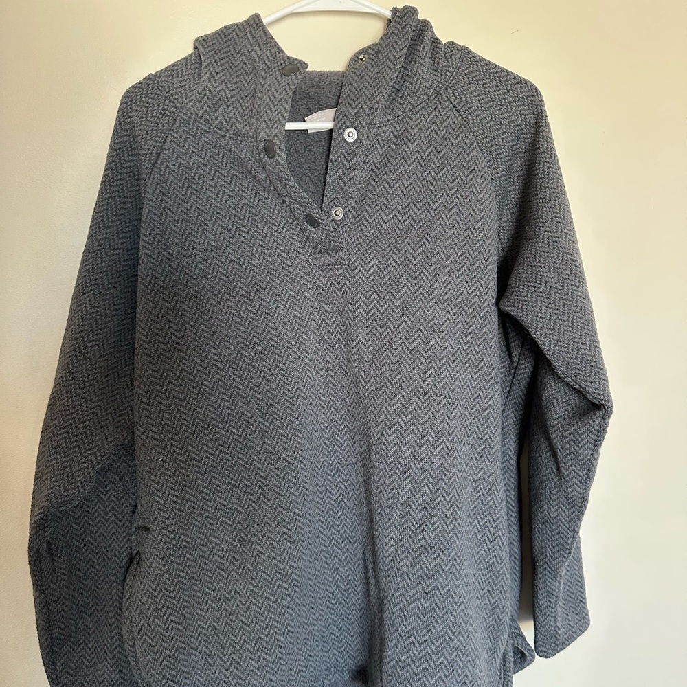 Columbia Gray Zip Up Sweater with Hood